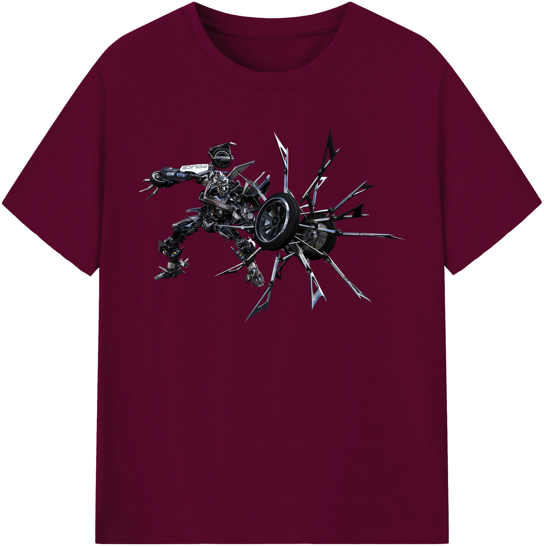 （画像用）  レディースカジュアルプリントTシャツ（綿100％）